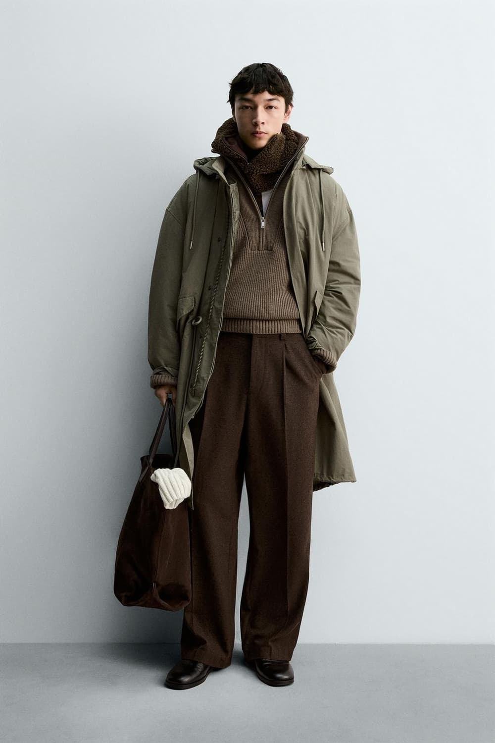 ZARA 야상 N3B 투인원 탈부착 파카 상품이미지4