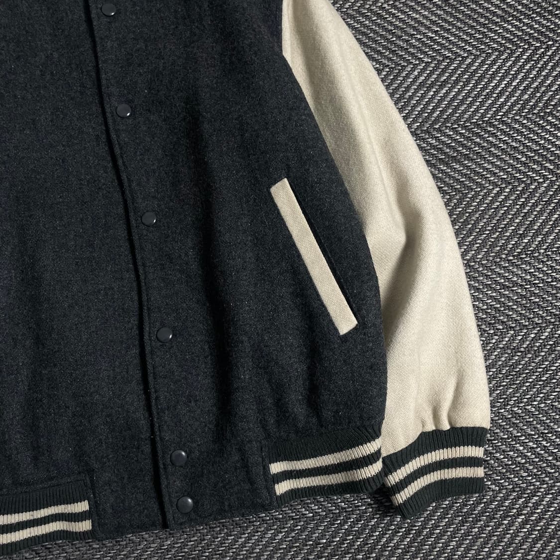 일본 빈티지 모직 바시티 자켓o 3511 상품이미지2