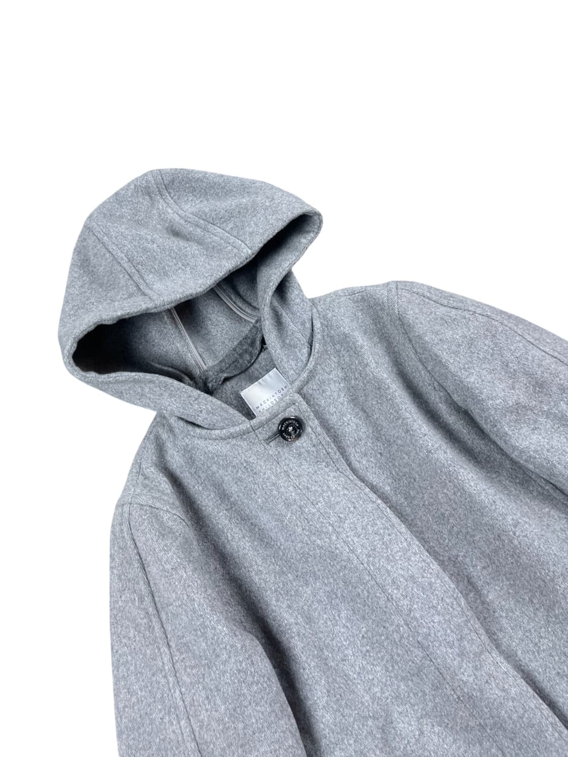 Mackintosh Philosophy 후드 그레이 울 혼방 코트  상품이미지2