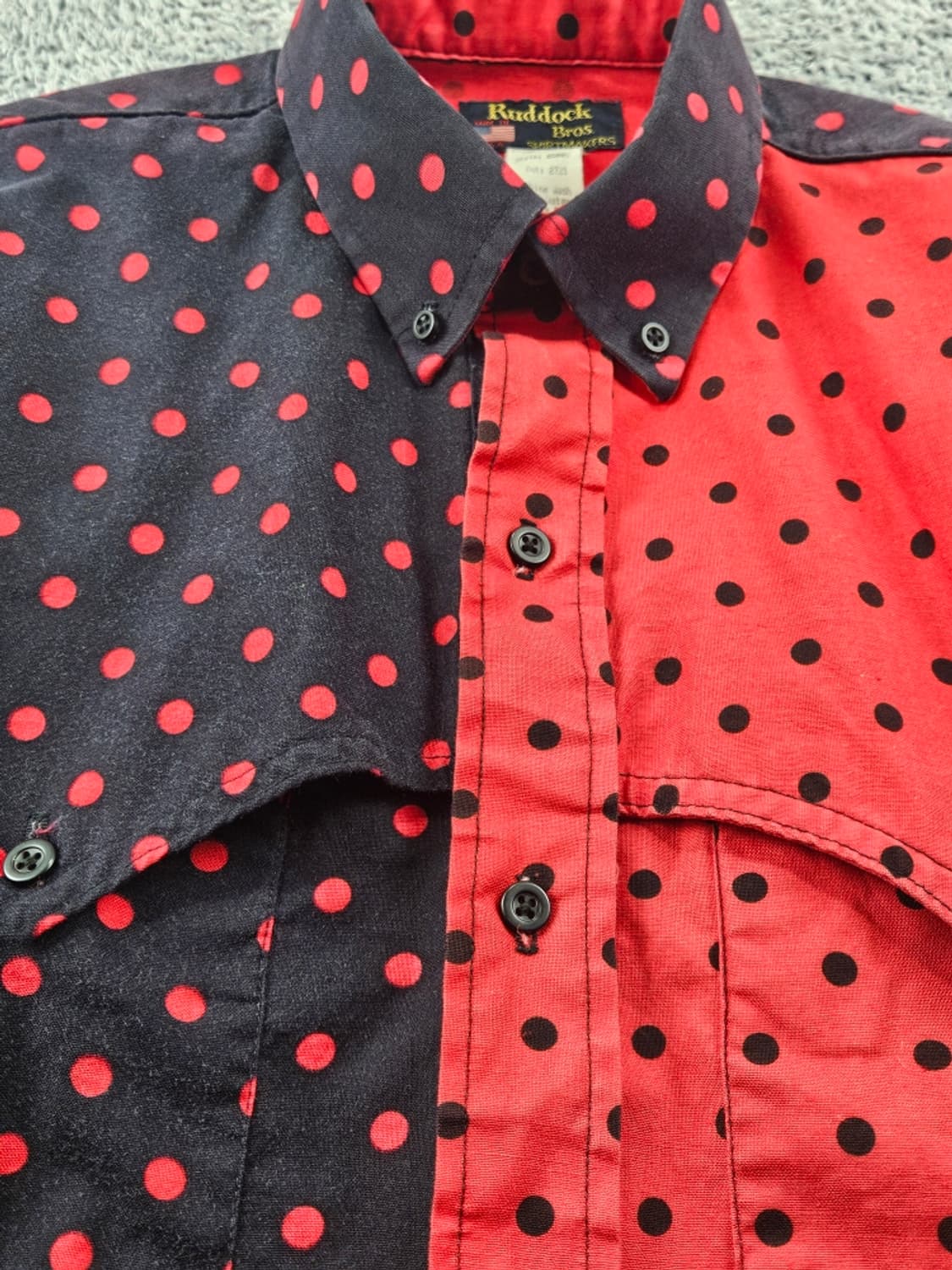 USA RUDDOCK 크롭 커스텀 도트 셔츠 ( M ) / 11514 상품이미지7
