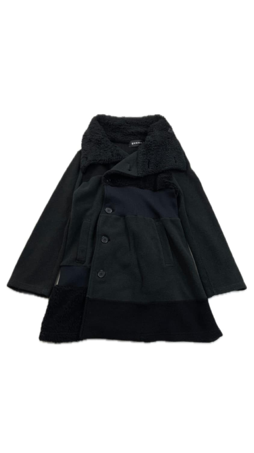 Gomme 고무 변형 하이넥 코트 상품이미지3