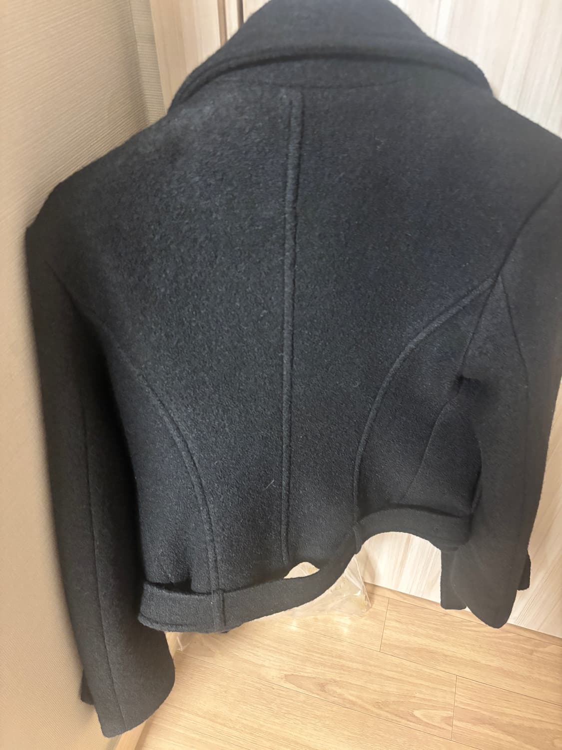 울100 하이넥 숏코트 상품이미지3