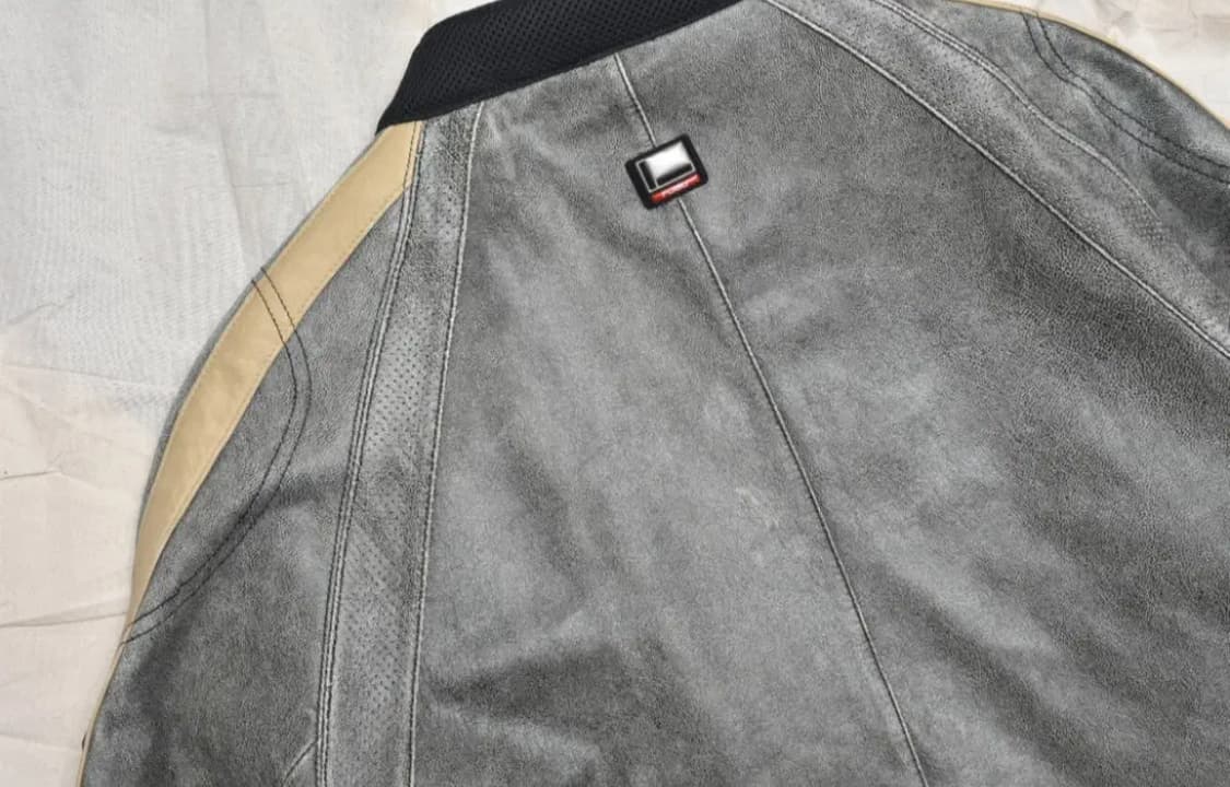 수입 빈티지 90s 올드스쿨 FUBU 후부 레이싱 자켓 라이더 양가죽 상품이미지6