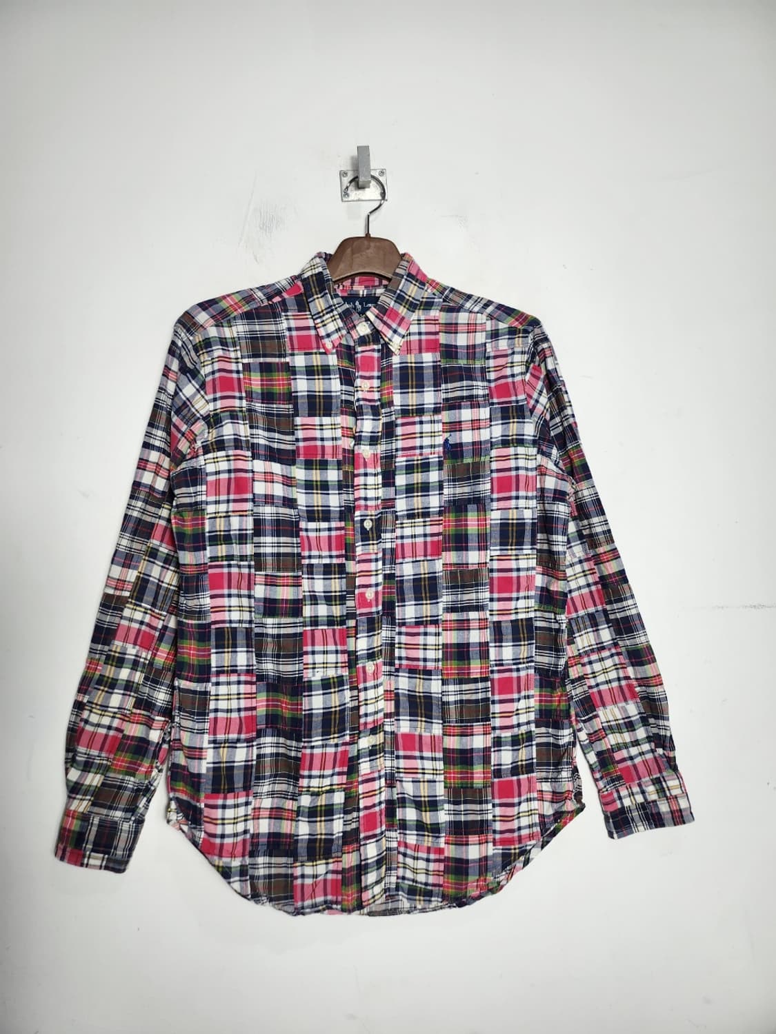 S 폴로 랄프로렌 마드라스 패치워크 체크 셔츠 상품이미지1