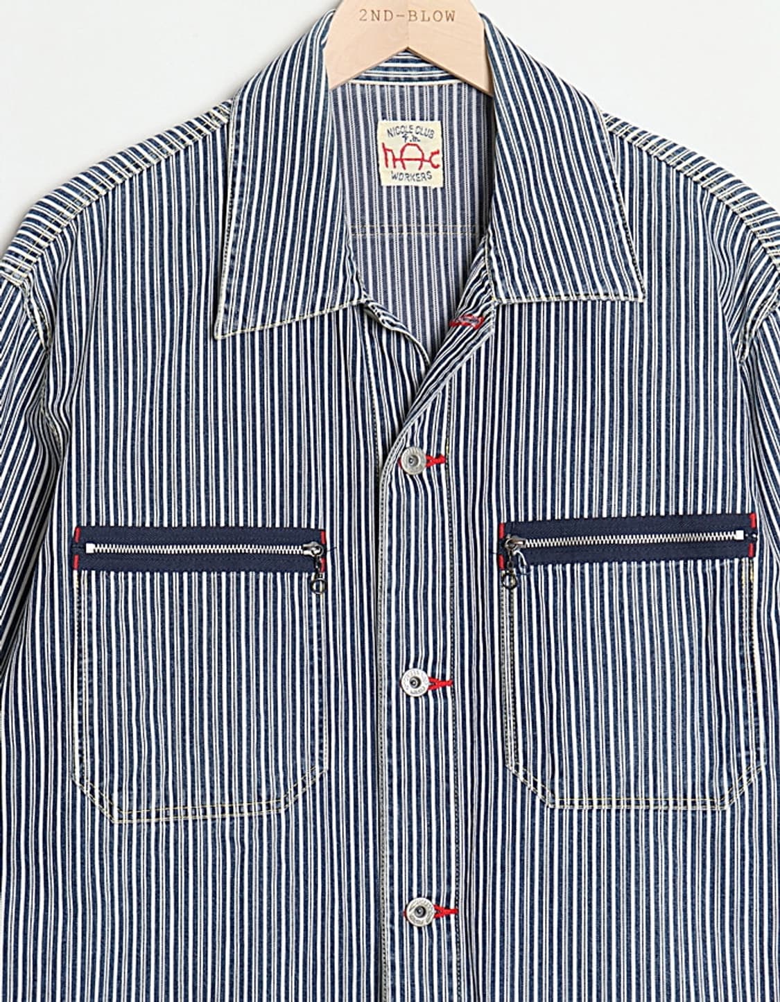 NICOLE CLUB WORKERS Denim Work Shirts 상품이미지2