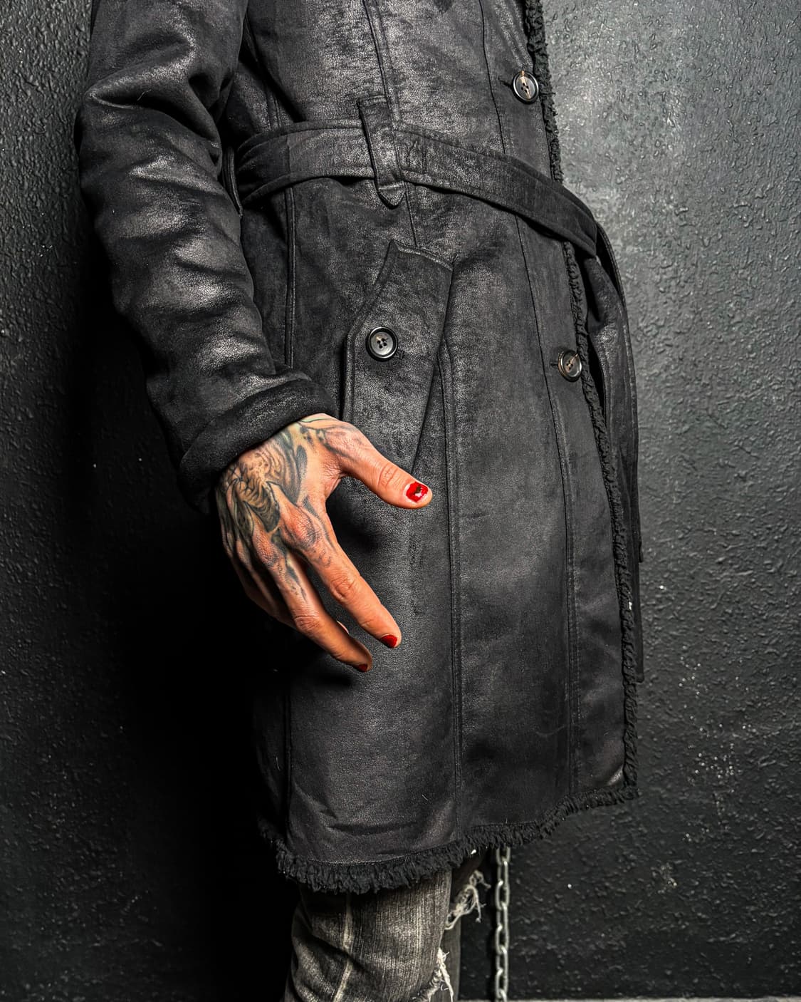 COMME CA DU MODE – Belted Shearling Coat 상품이미지3