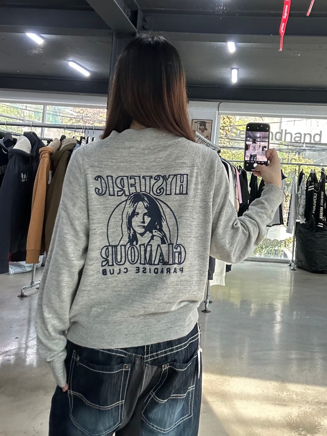 히스테릭글래머 히스걸 자수빅로고 Flanders Linen Premium 상품이미지1