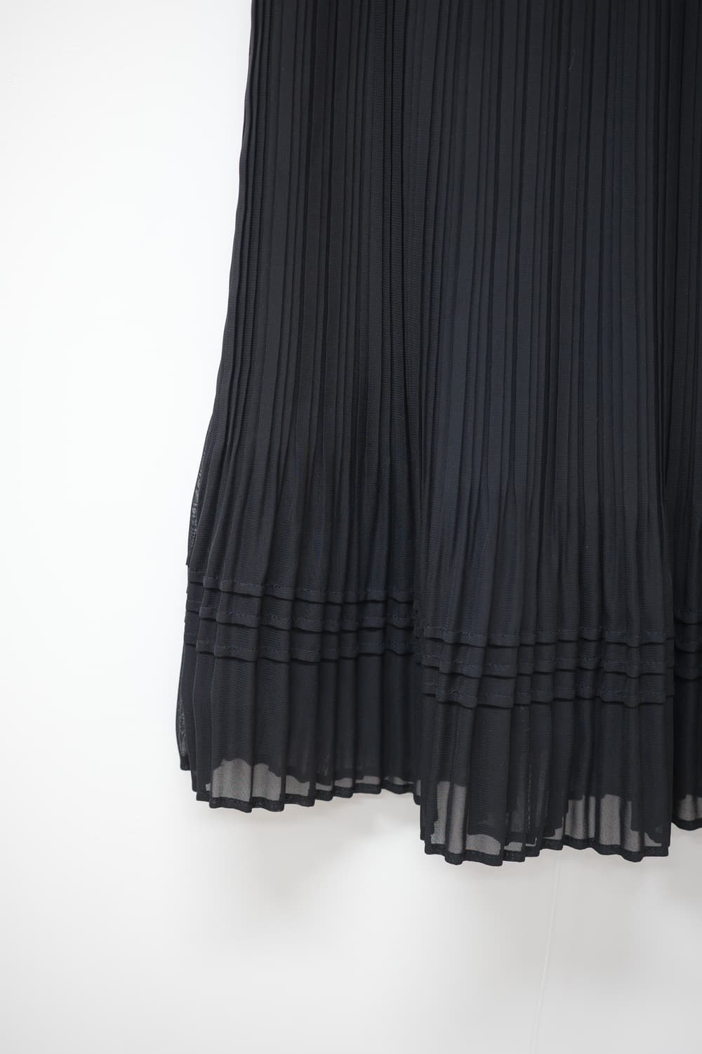 Black pleats skirt 상품이미지1
