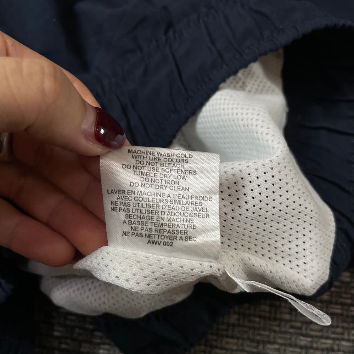 아디다스 네이비 폴리 브이넥 웜업 M 상품이미지6