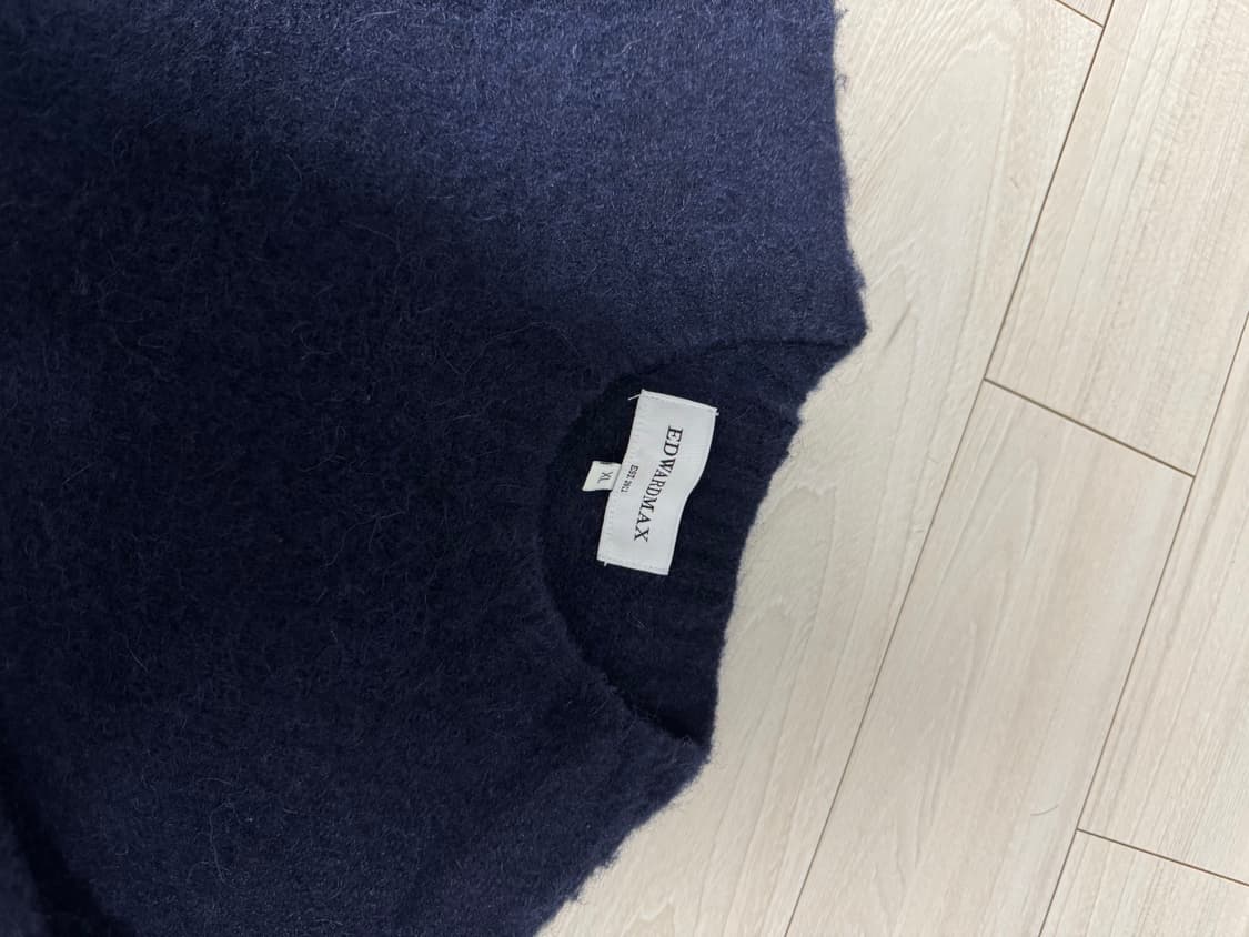 에드워드맥스 쉐기독 니트 네이비 XL 상품이미지2