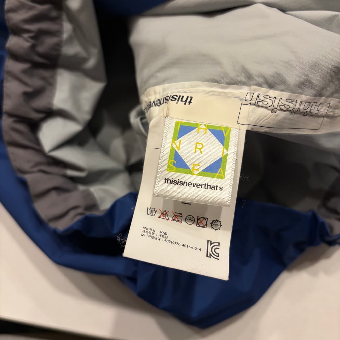 [M] 디스이즈네버댓 블루 윈드브레이커 바람막이 B728 상품이미지9