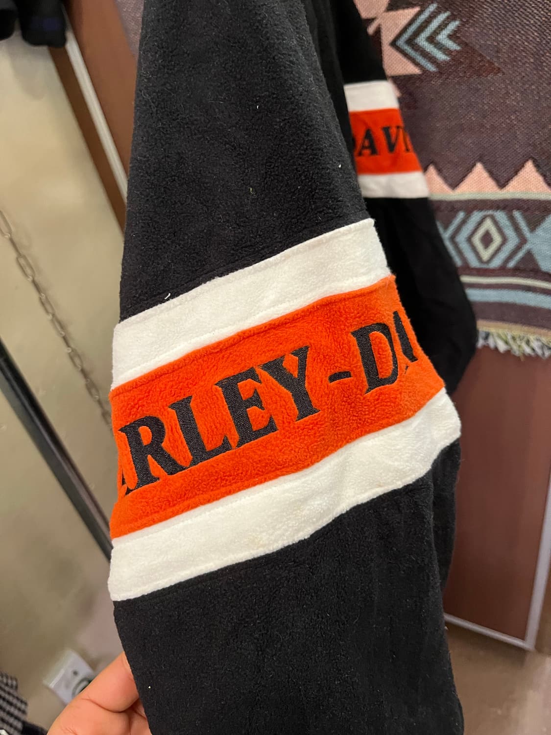 할리데이비슨 플리스 하프집업 #csz613 상품이미지4