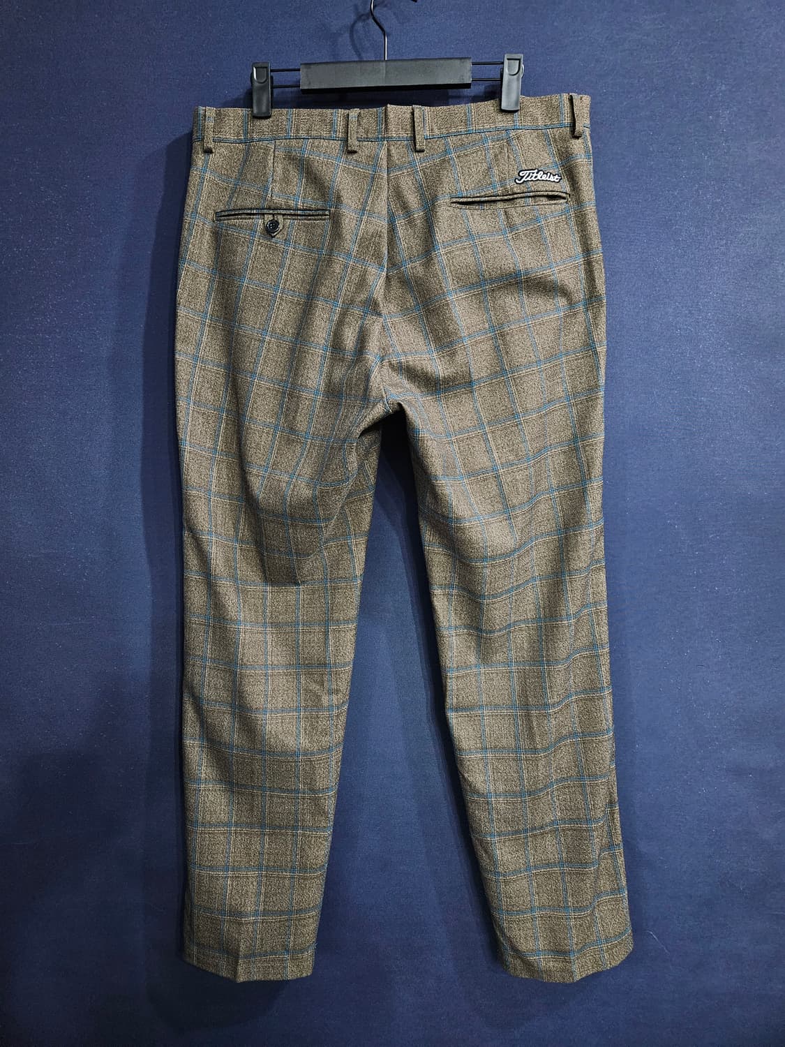 타이틀리스트 스트라이프 체크 남성 허리 34~35 골프바지  상품이미지2