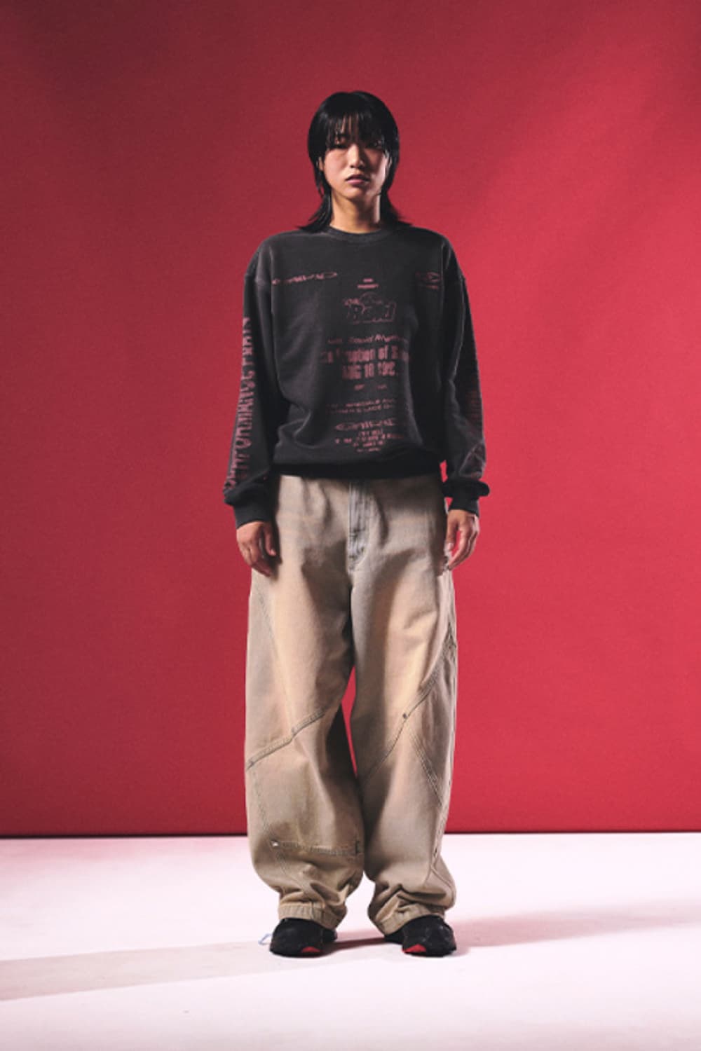 트래블 밀 데님 벌룬 팬츠  상품이미지3