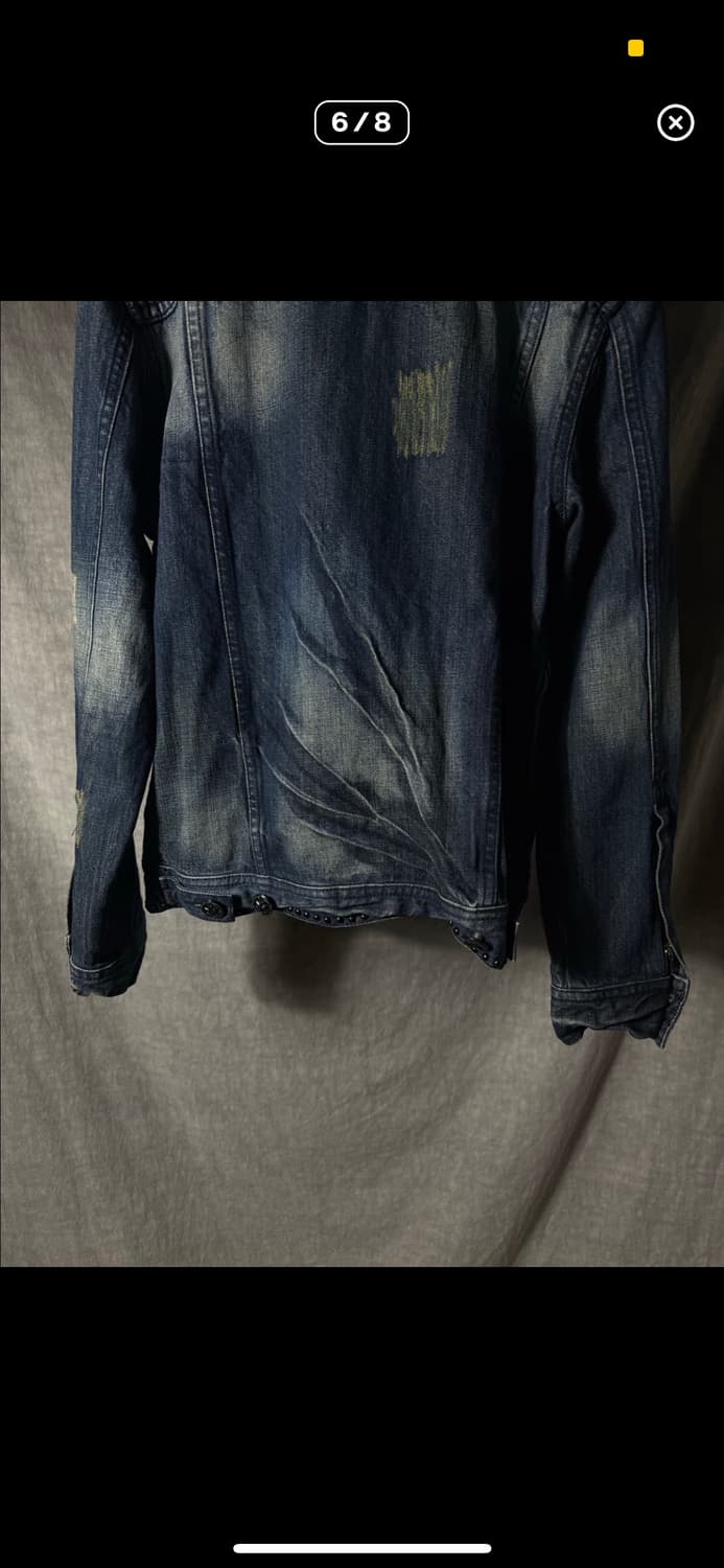 MIDAS Studded Destroyed Denim Jaket 상품이미지6