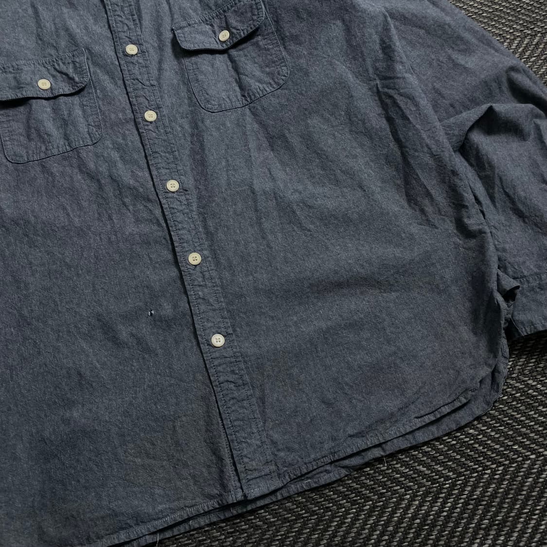 유니폼브릿지 아메카지 샴브레이 데님 셔츠 y 4091 상품이미지4