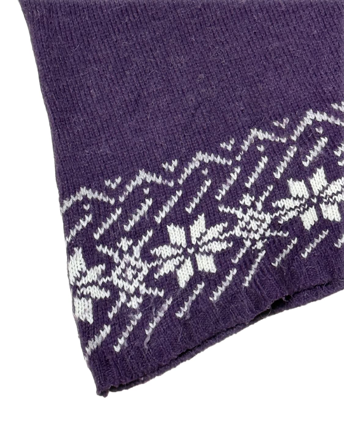 exocet 폴라포맛 눈꽃 반팔 니트 상품이미지4