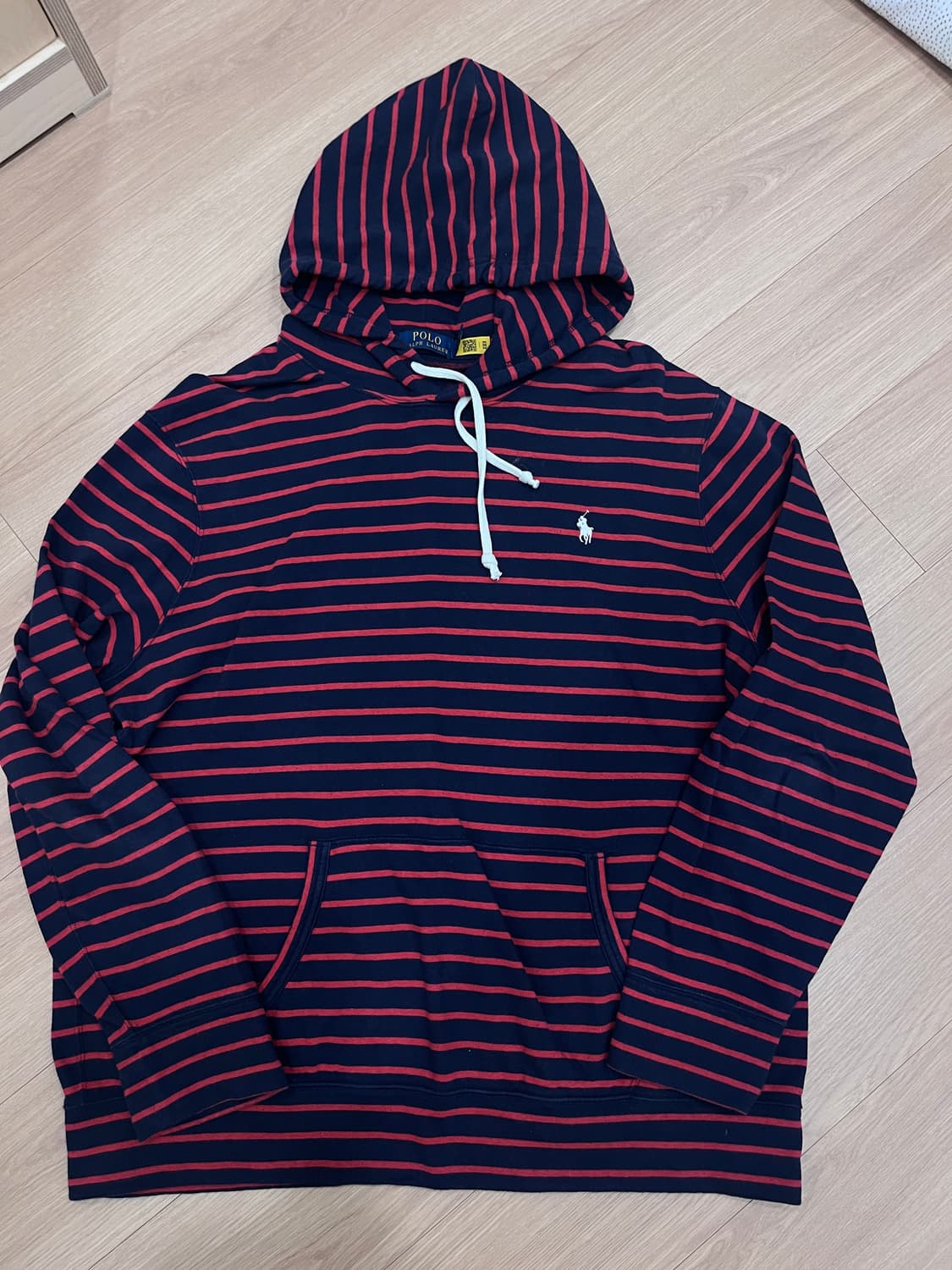 POLO Ralph Lauren Stripe Hood(NAVY/RED) 상품이미지2