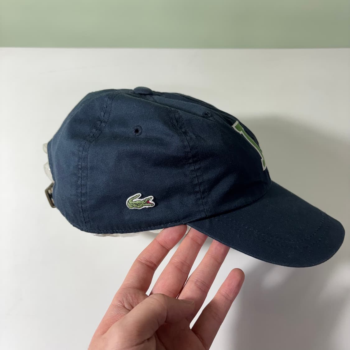 OS 라코스테 네이비 L로고 볼캡 상품이미지3