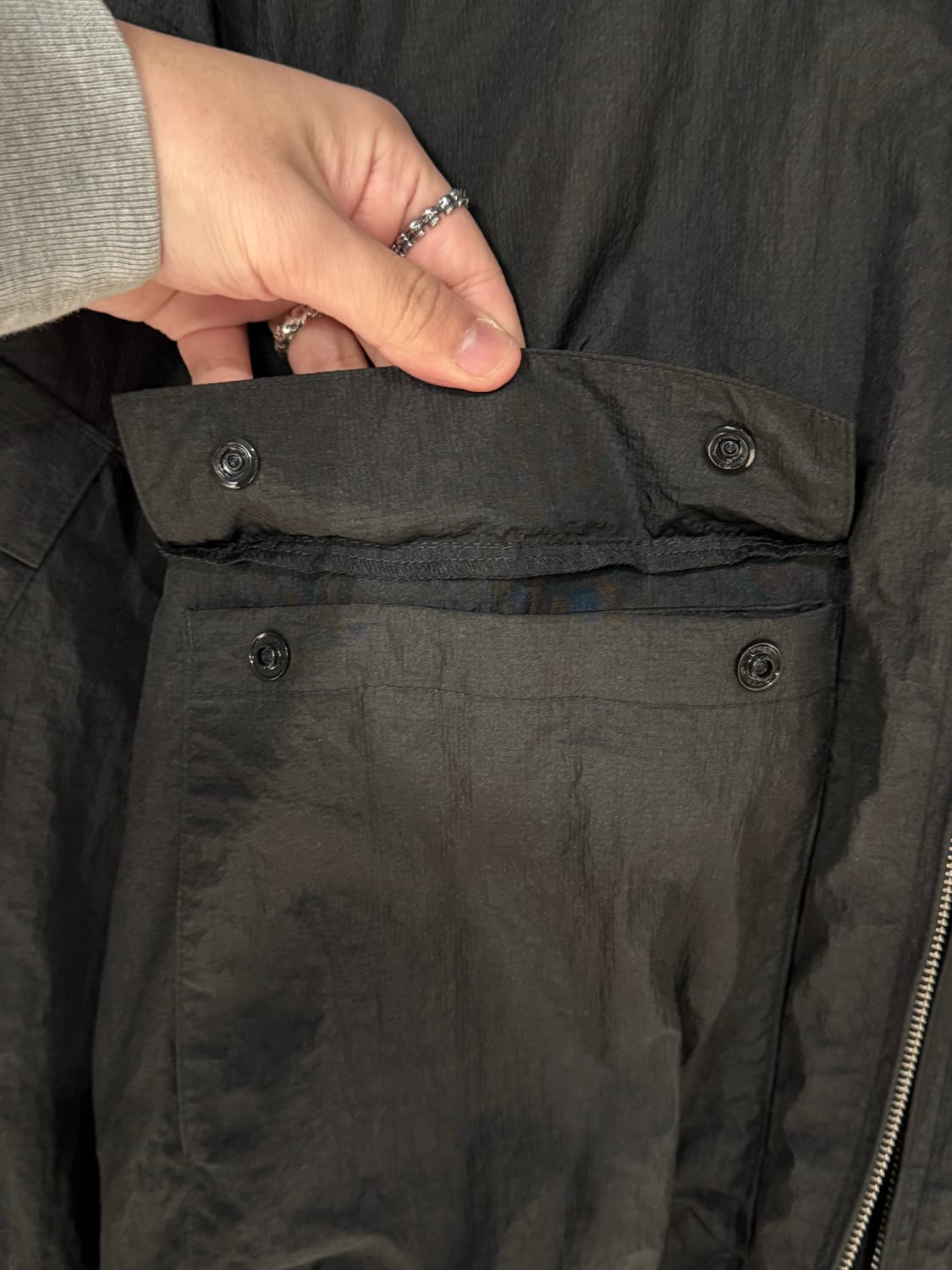 넘버나인 아카이브 나일론 유틸리티 봄버자켓 상품이미지6