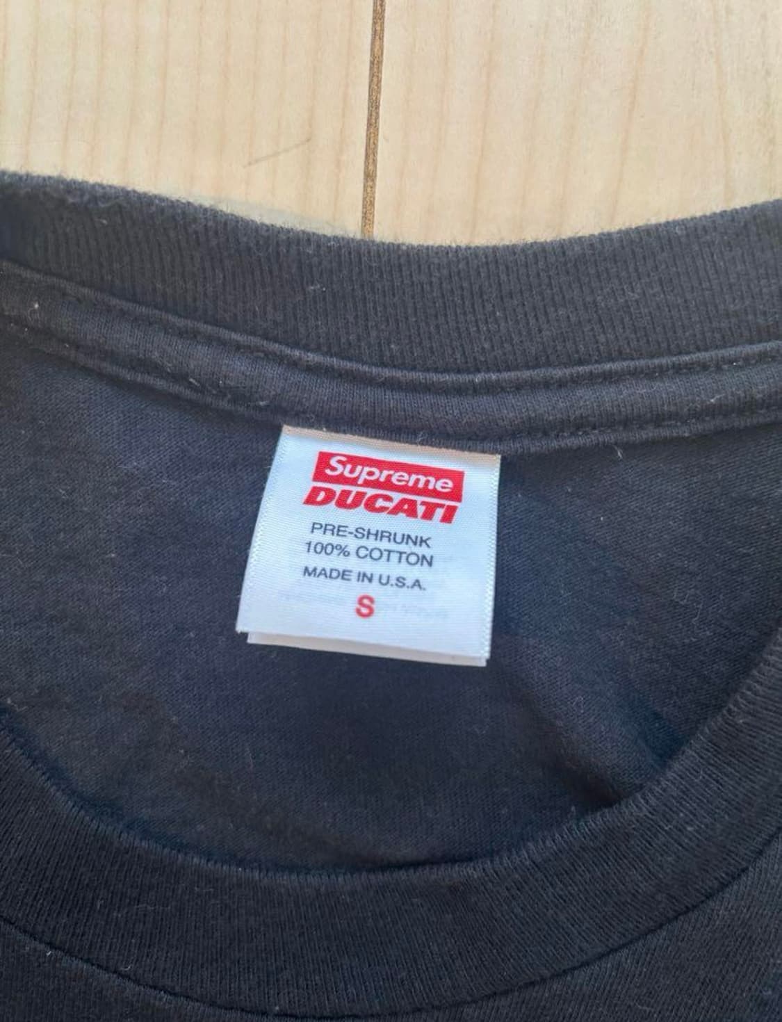 Supreme x Ducati t-shirt Black S 상품이미지3