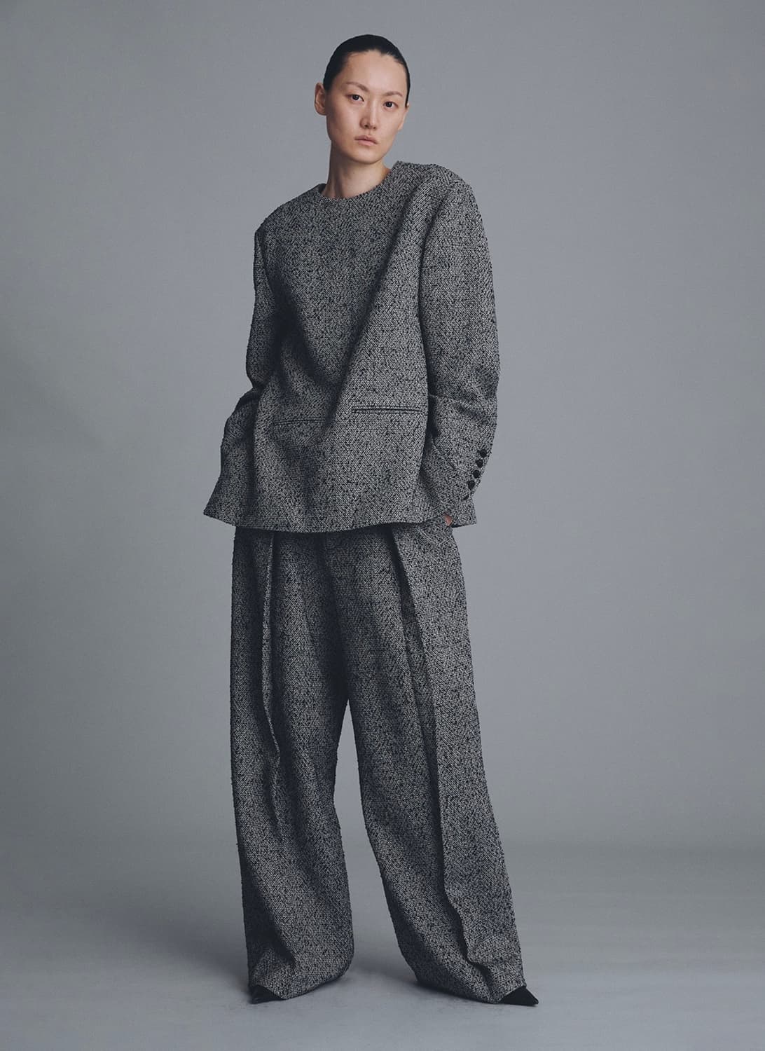 문달 moondal 바지 Casey Low Rise Slacks 상품이미지8