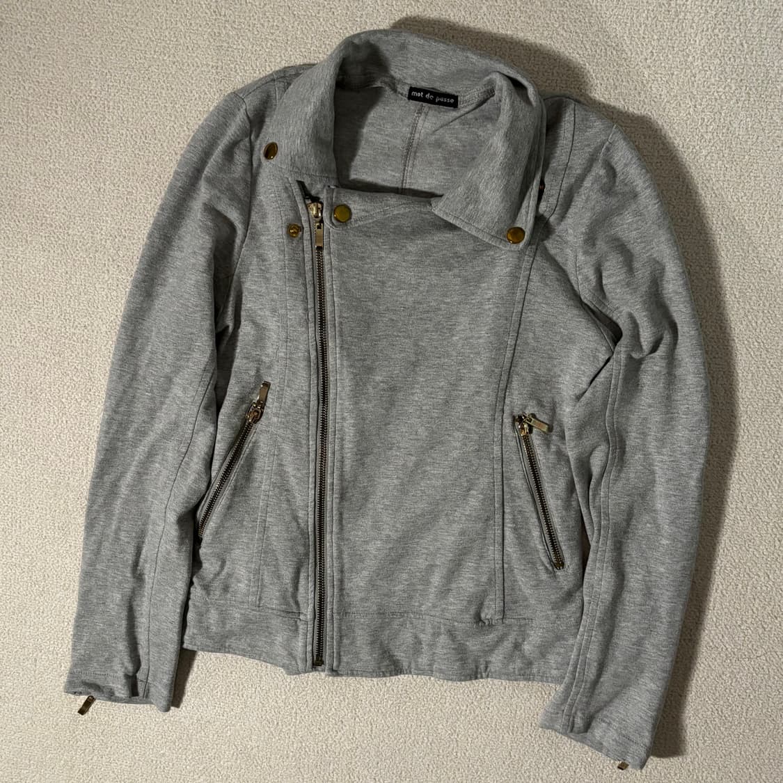 일본빈티지 y2k 골드포인트 그레이 아우터 상품이미지1