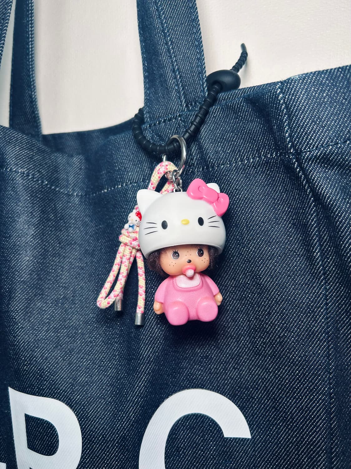 ✨💖헬로키티 헬맷쓴 베베 몬치치 키링(2) 상품이미지6