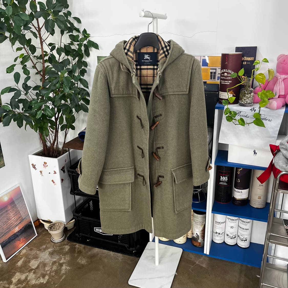 버버리 우먼 후드 더플코트 Uk10 상품이미지1