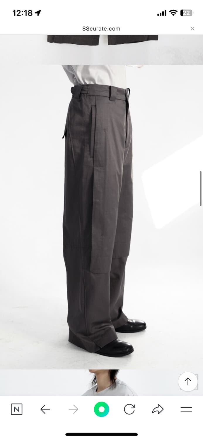 폴리테루 패들 팬츠 블랙 4사이즈 상품이미지6