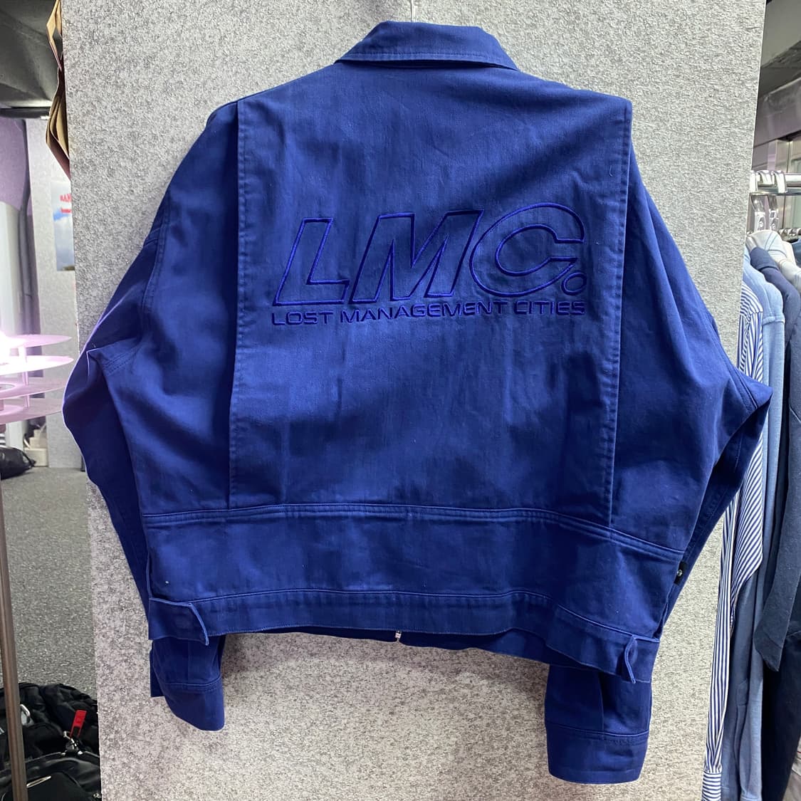 LMC 빅로고 블루 블루종 워크 자켓 B4012 상품이미지6