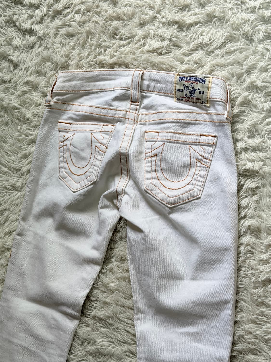 트루릴리전(True Religion) 화이트 스키니진 - 25사이즈 상품이미지3