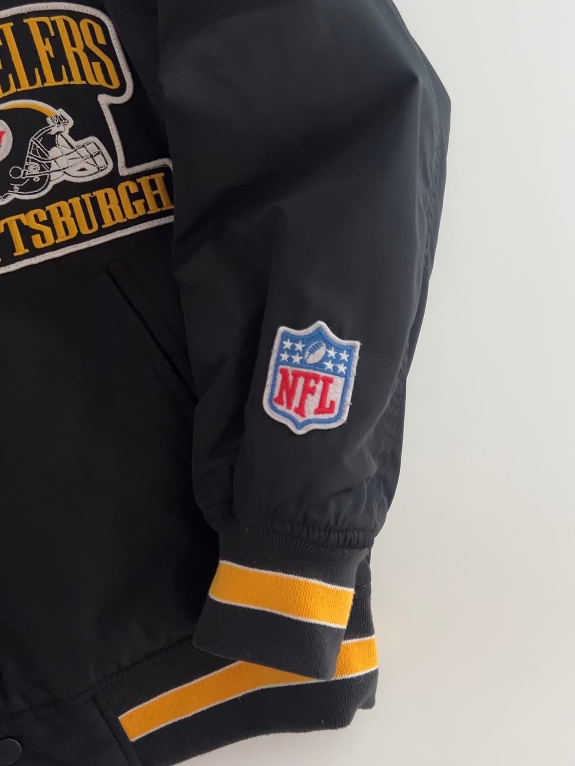 NFL x GU 피츠버그 스틸러스 올드스쿨 바시티 자켓 S 상품이미지4