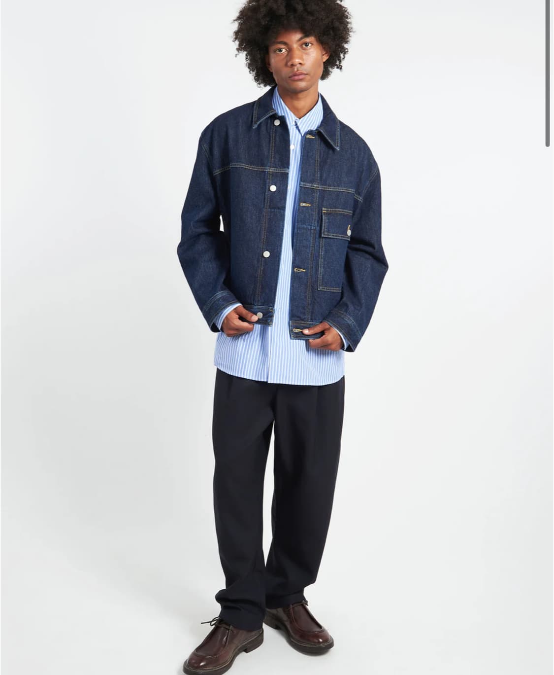 Studio nicholson denim jacket L 상태최상 상품이미지4
