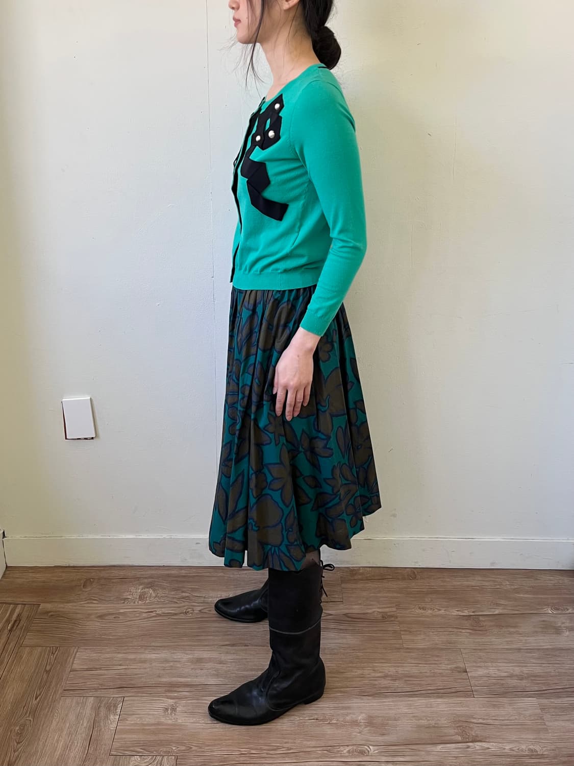 80‘s YSL 플라워 스커트 상품이미지9