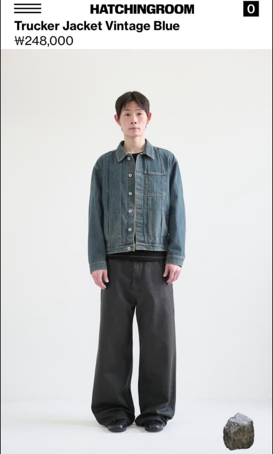 [3] 해칭룸 트러커 자켓 빈티지 블루 상품이미지1