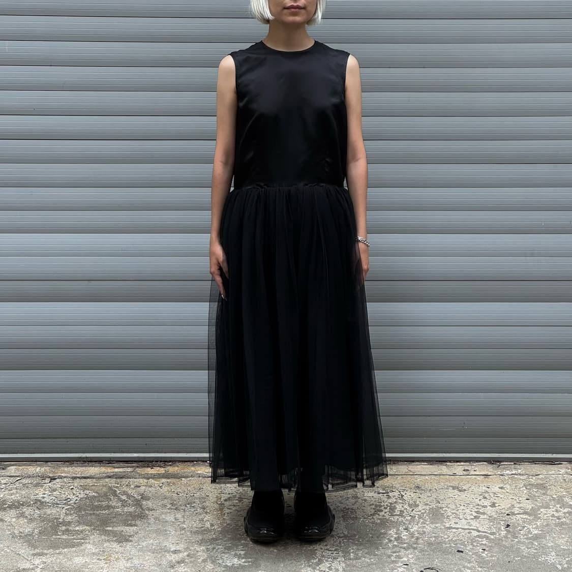 Tulle Black Long Dress 상품이미지8