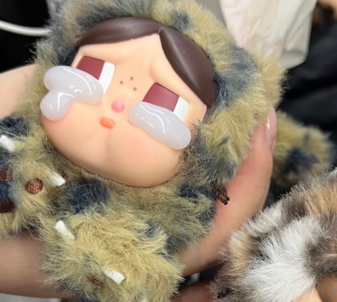 팝마트 크라이베이비 표범 냥이 시리즈 바이닐 플러시 펜던트 와일드 냥이  상품이미지1