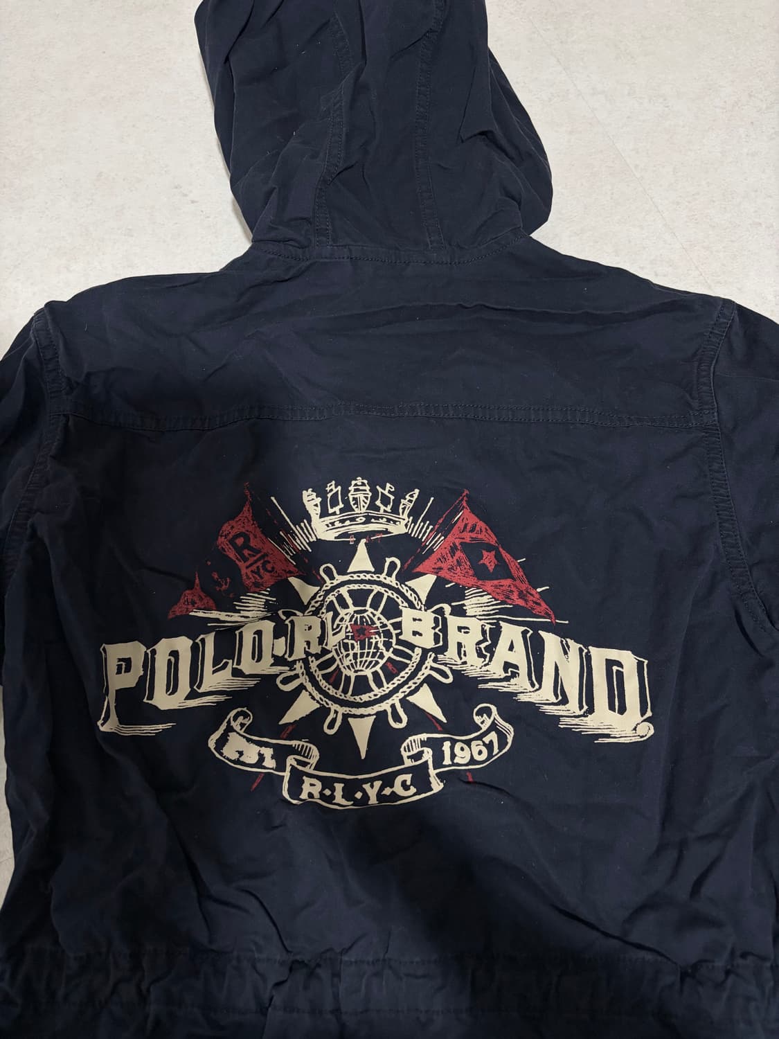 폴로 올드스쿨 패치 후드자켓 44-55 상품이미지5