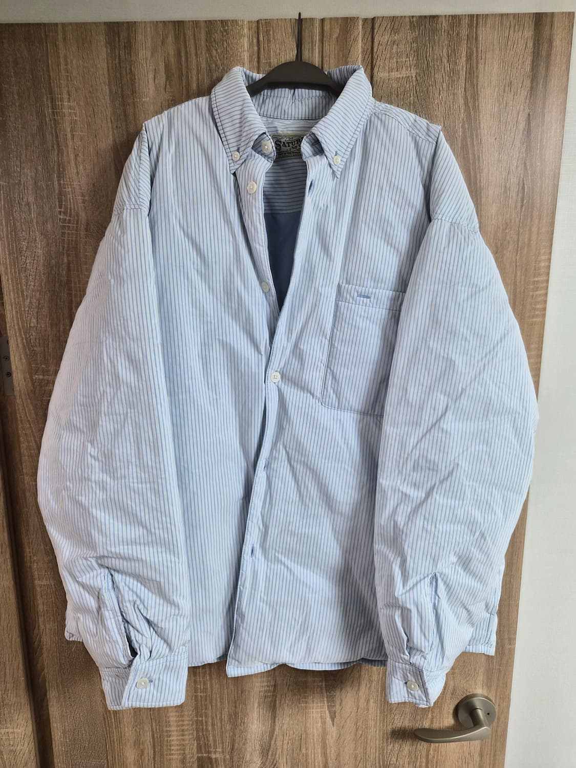 L ] STU 패딩 셔츠 상품이미지2