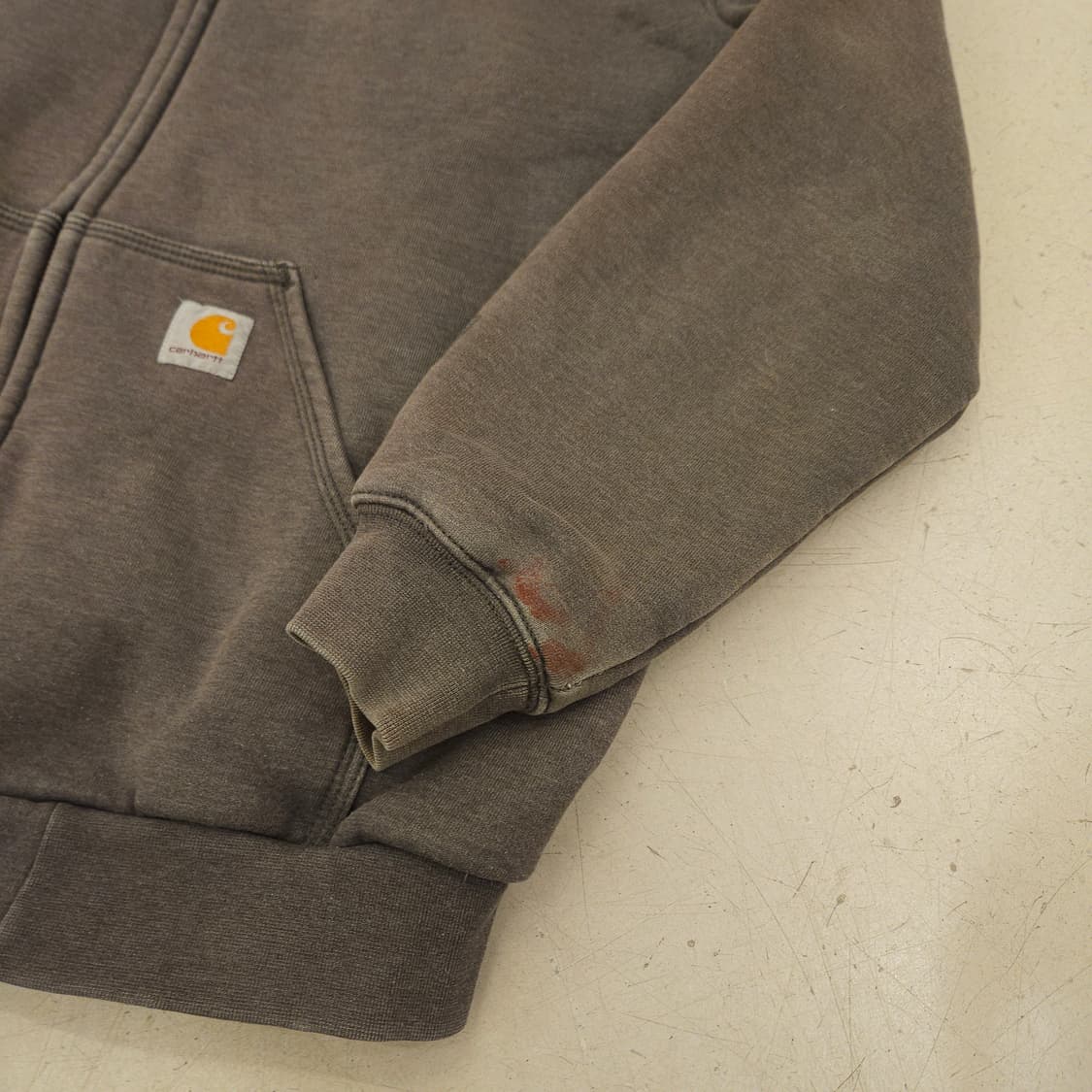 칼하트 페이딩 써멀 후드 집업 상품이미지5