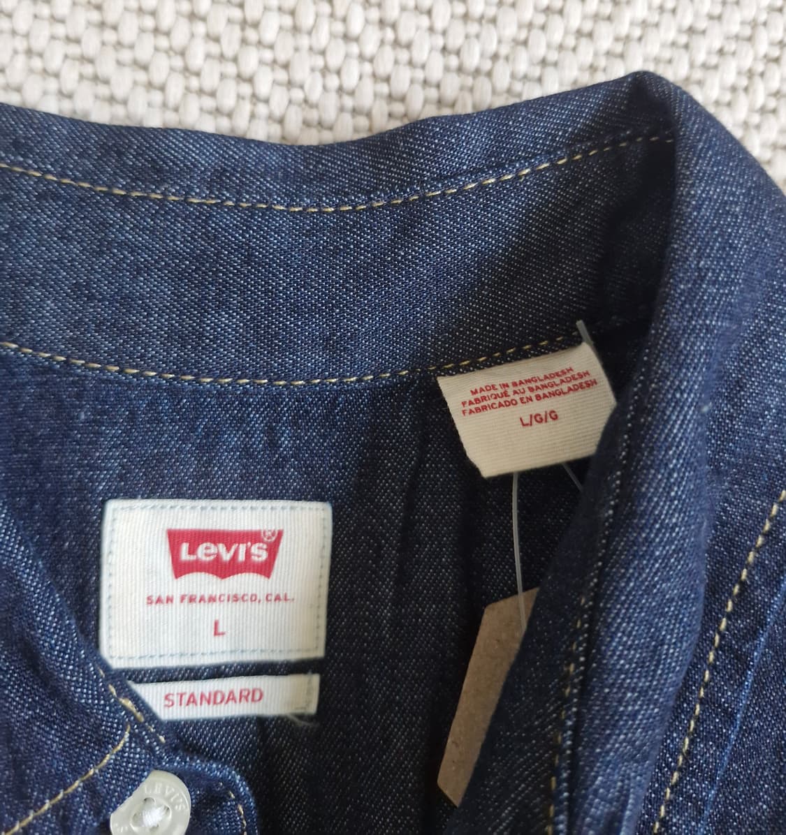 리바이스 웨스턴셔츠 새상품 L 상품이미지4