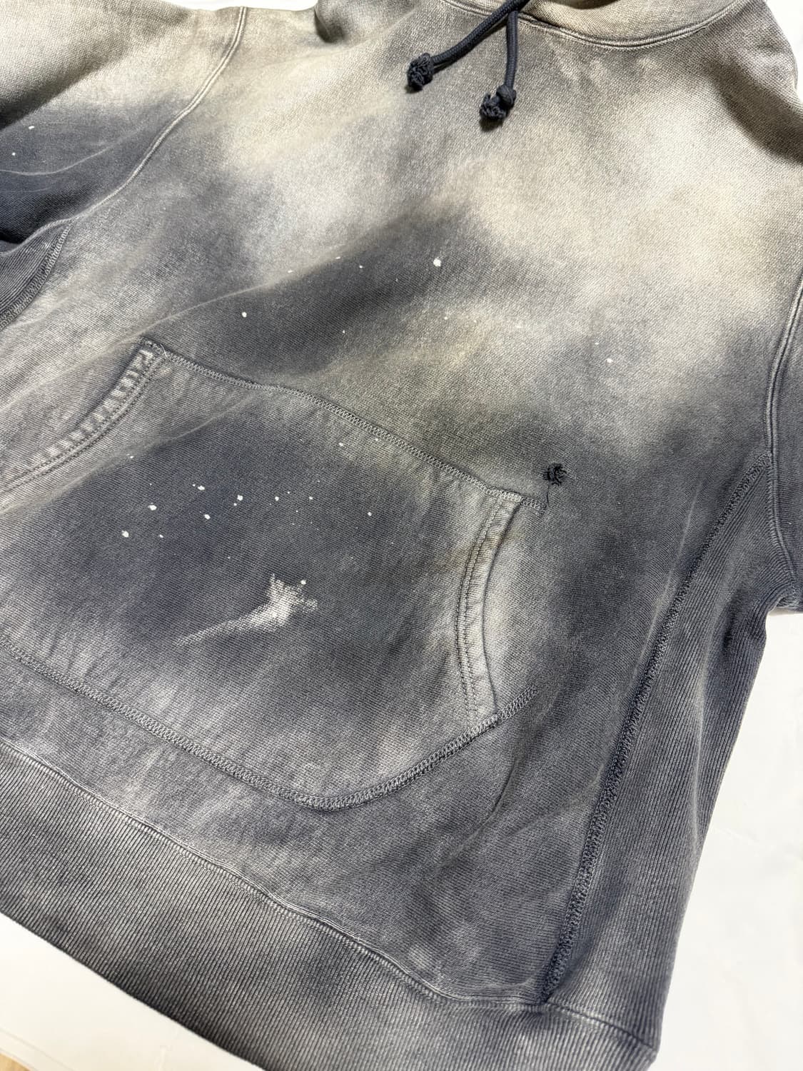 Bowwow 바우와우 하드 에이징 후드 블랙 L 상품이미지2