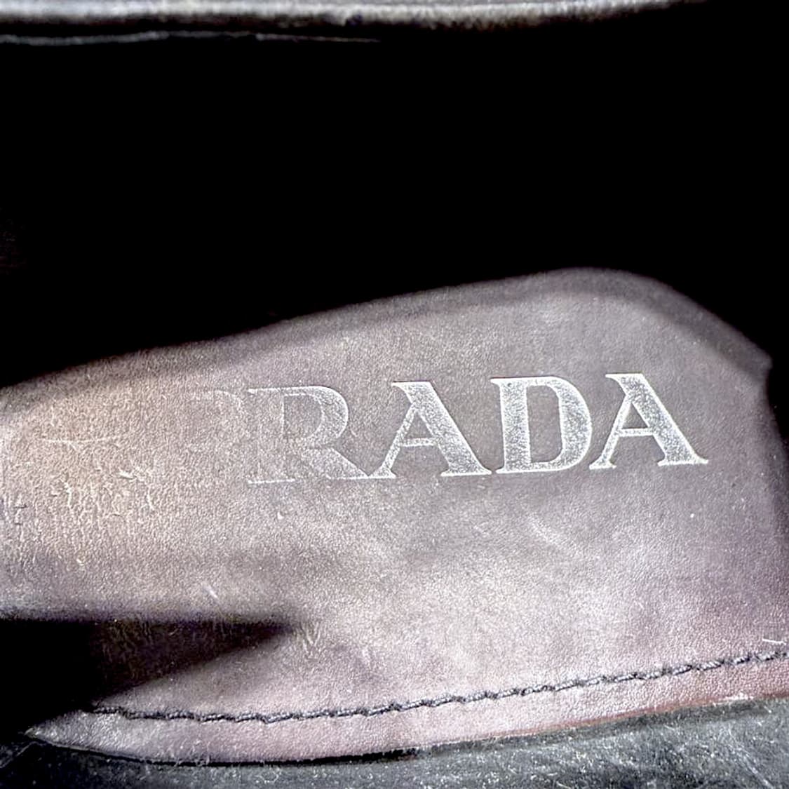 프라다 플레인토 레더 더비슈즈 상품이미지9