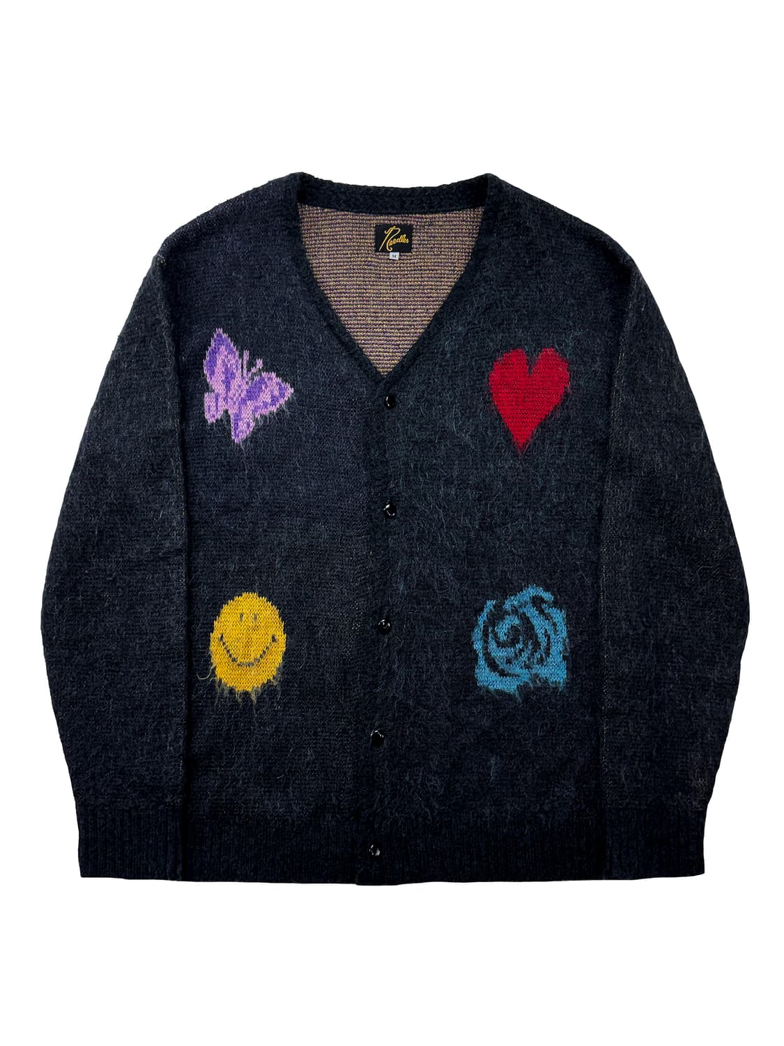 니들스 x 스튜디오스 모헤어 빠삐용 가디건 블랙 상품이미지1