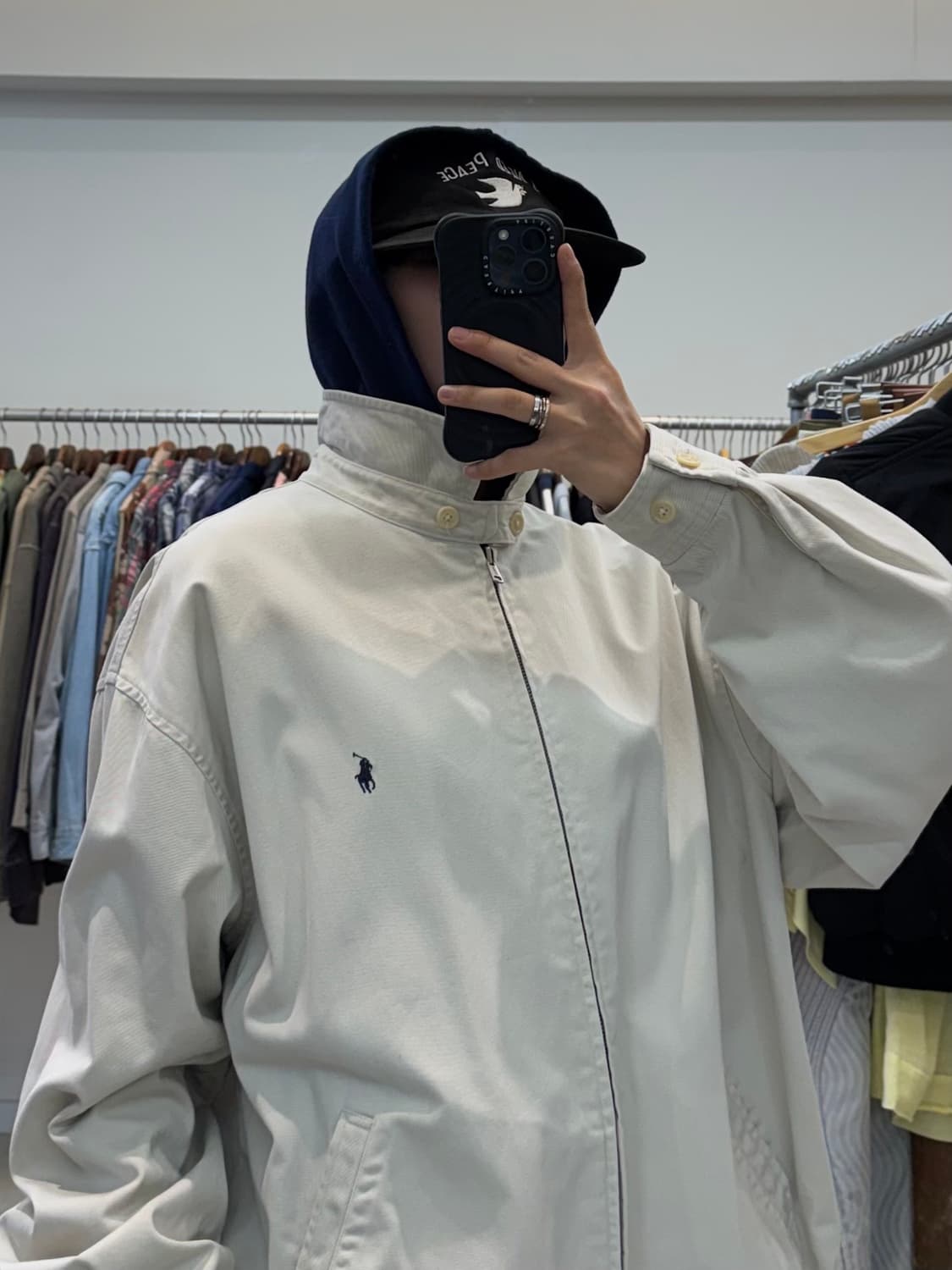 폴로 랄프로렌 스윙탑 자켓 아이보리  상품이미지6