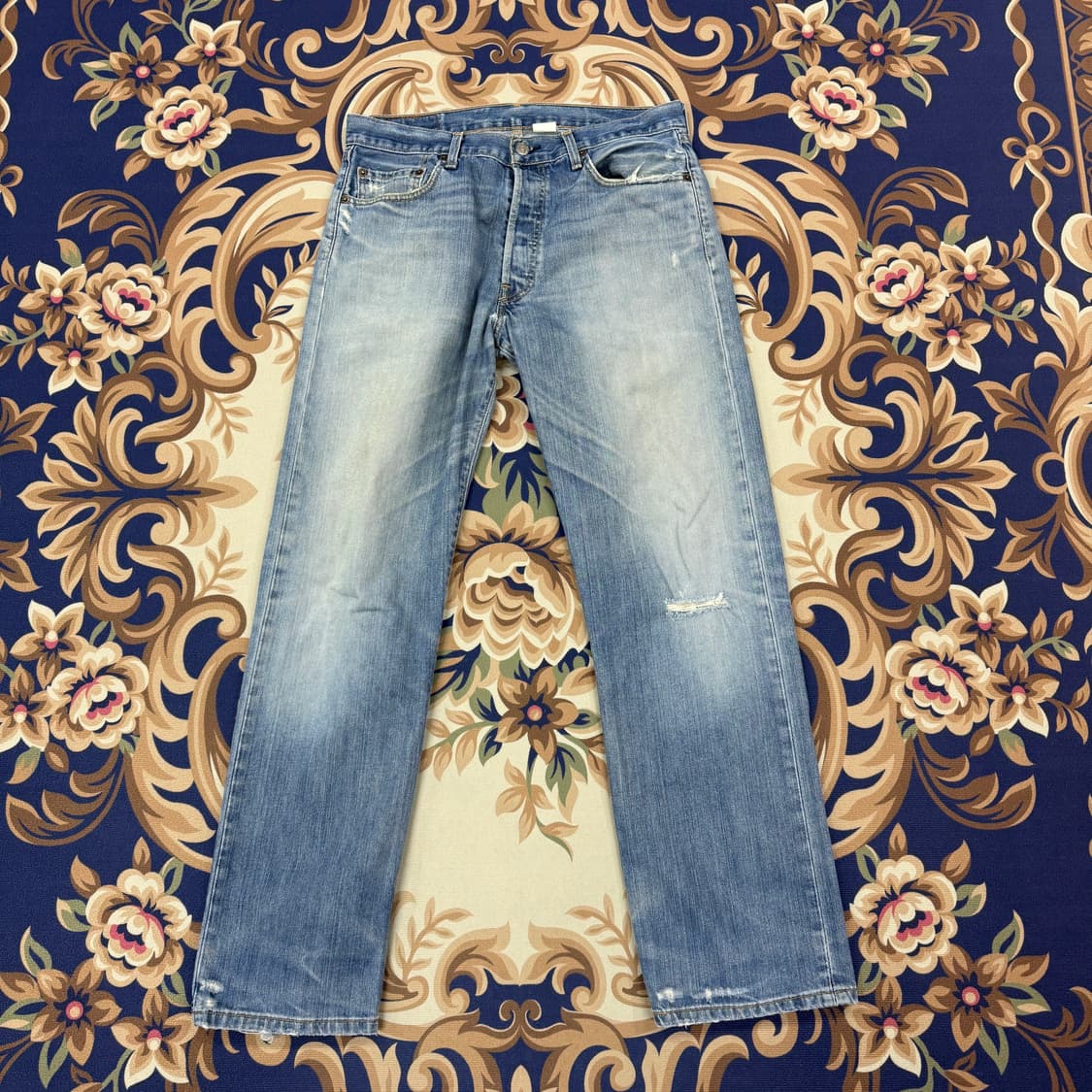 (34)00s리바이스 Levis 501 데미지 데님팬츠 상품이미지3