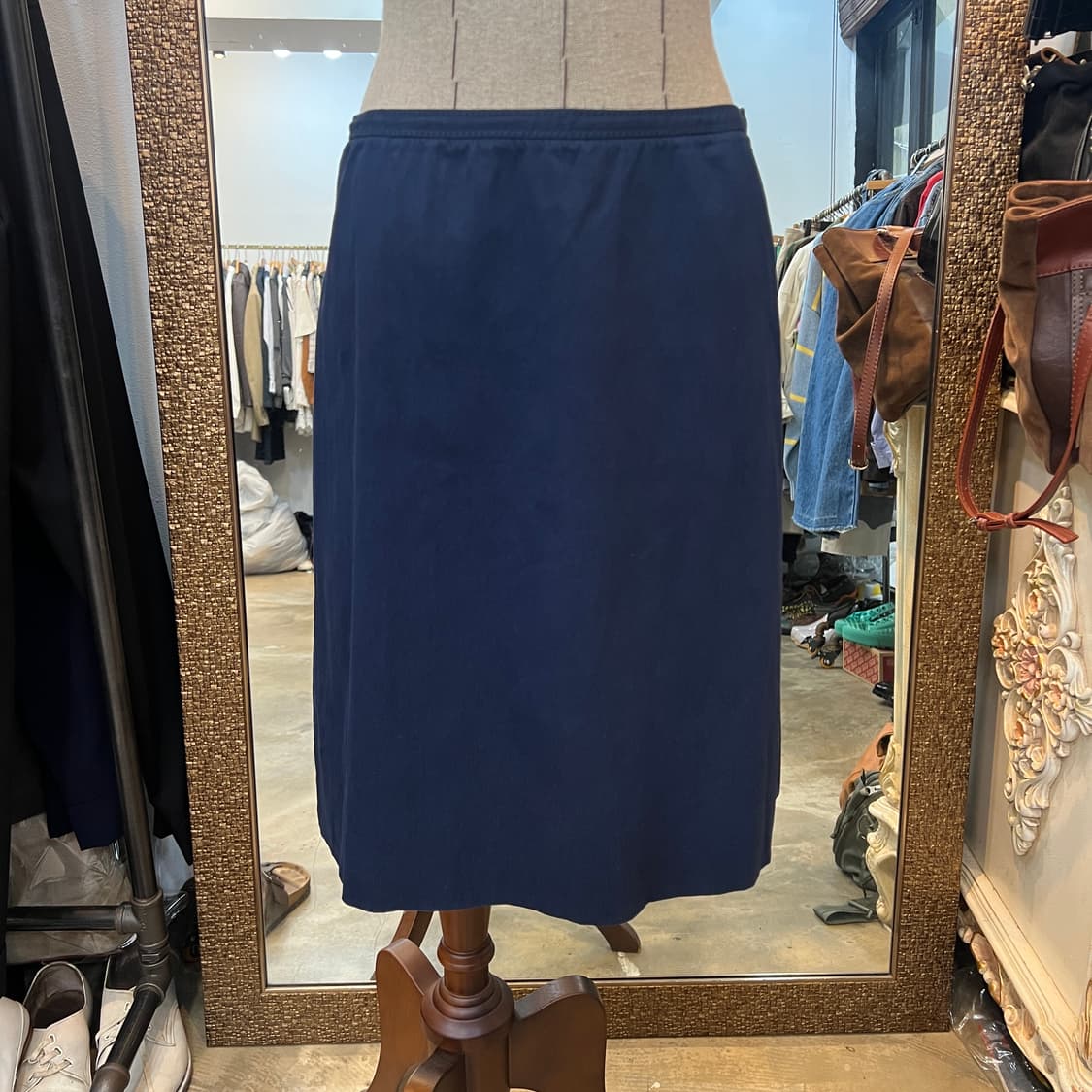 버버리 실크 스커트 상품이미지3