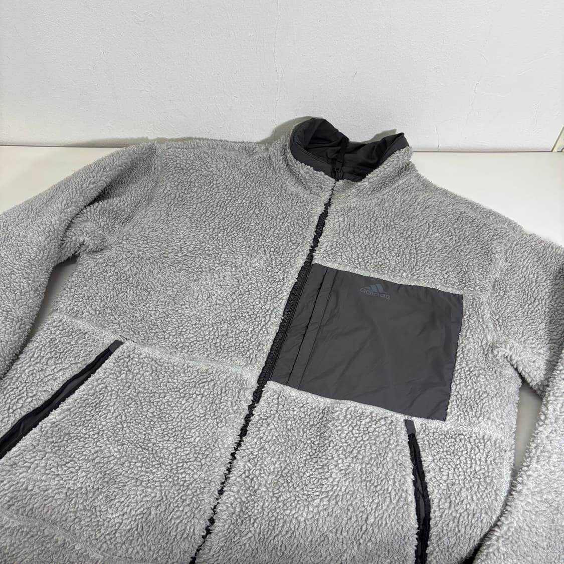 2XL 아디다스 빅로고 리버시블 양면 후리스자켓 상품이미지2