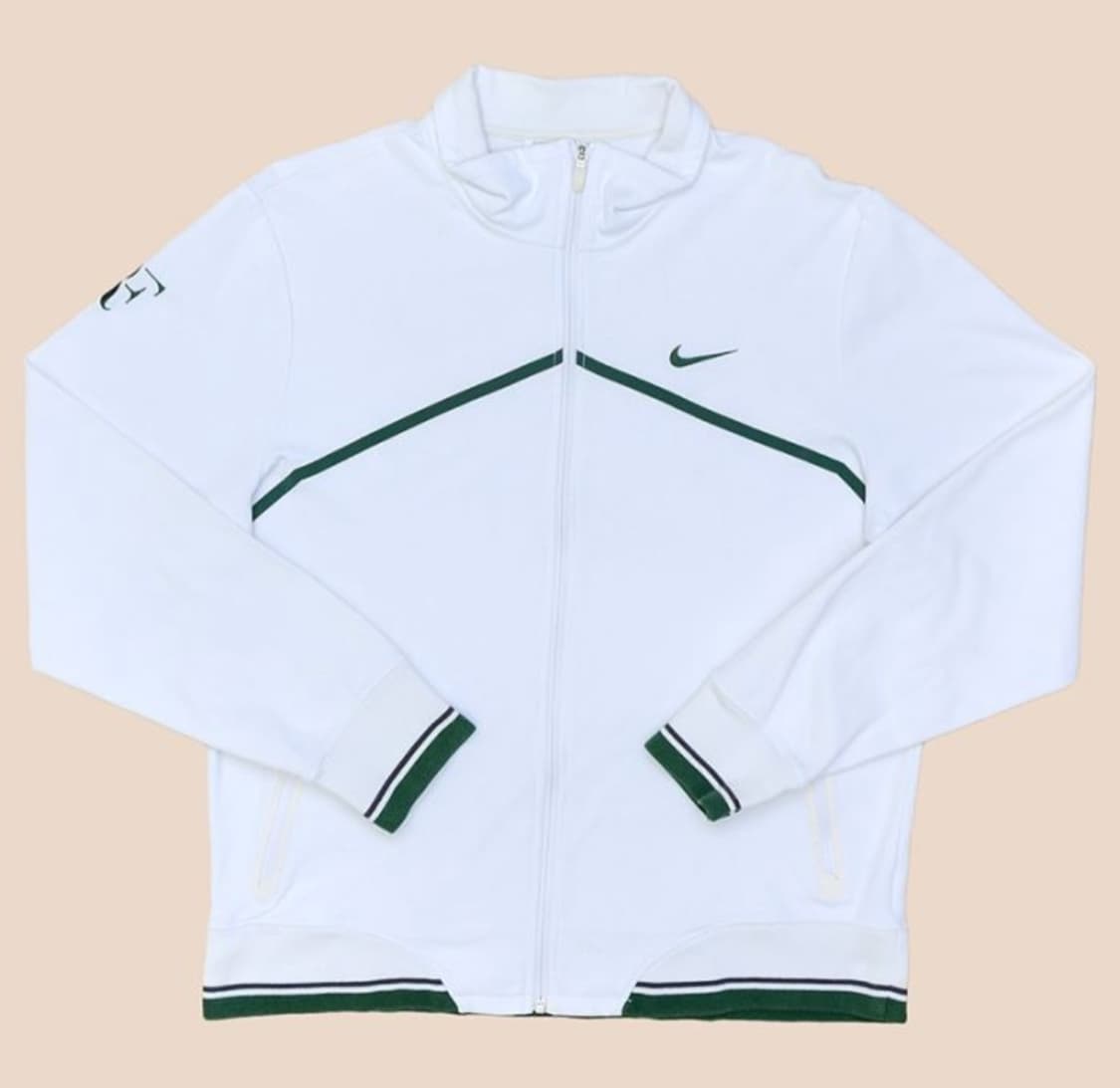 (105~110)XL☆우주매물☆나이키 로저 페더러 윔블던[흰초]트랙탑져지 상품이미지1